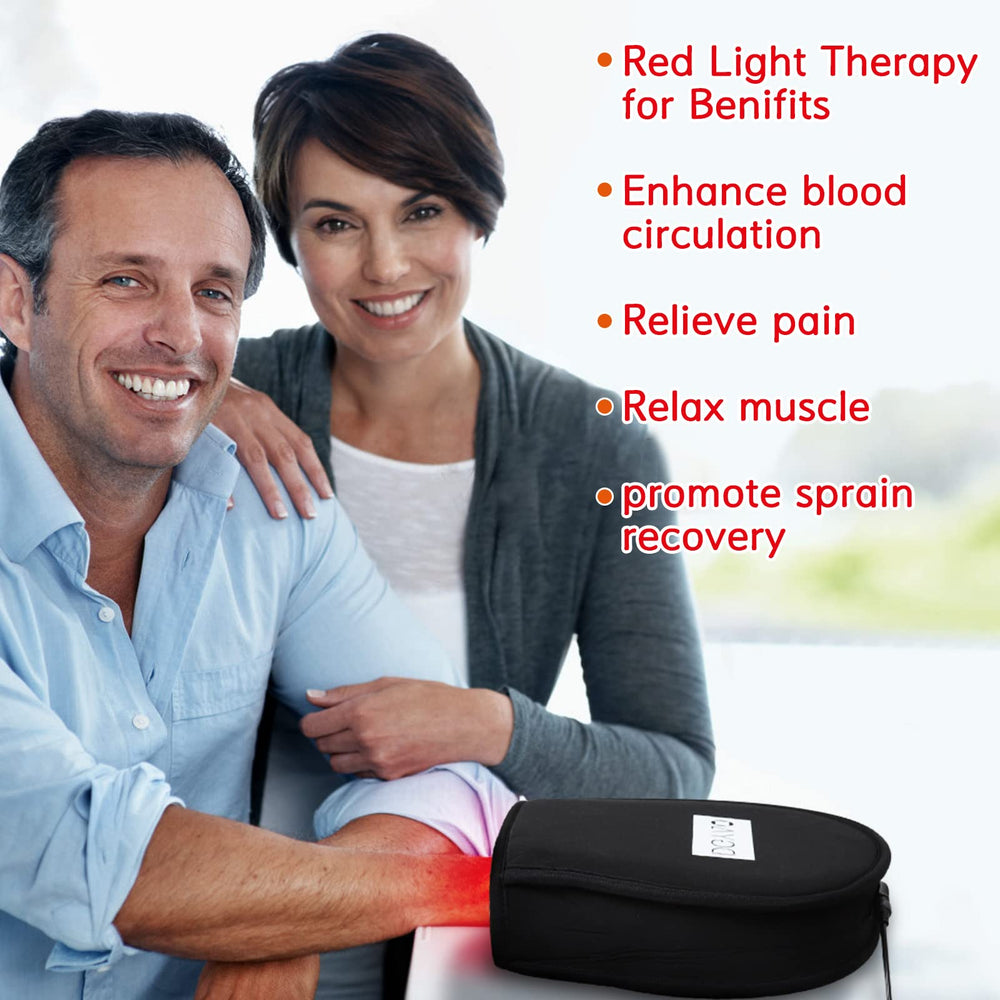 HAIYUE mitten in use at home or office for convenient therapy.