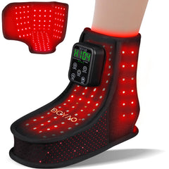 HAIYUE foot ankle red-light wrap emitting 660nm red light for relaxation and circulation.