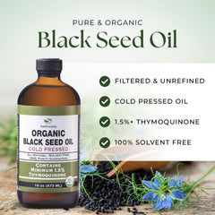 HalalEveryDay Black Seed Oil pour showing easy, everyday dosing