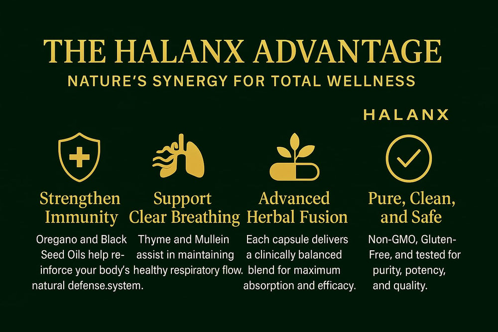 Halanx Oil of Oregano Softgels on shelf during daily health shopping.