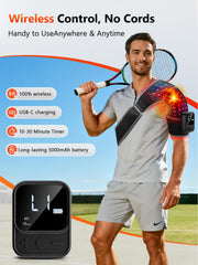 HALIDODO shoulder wrap delivering heat and massage for upper body comfort