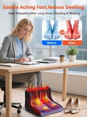 HALIDODO foldable design enables portable infrared foot therapy anywhere.