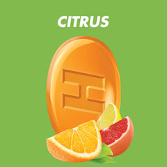 HALLS Defense drops label closeup highlighting 135 mg vitamin C per two drops.