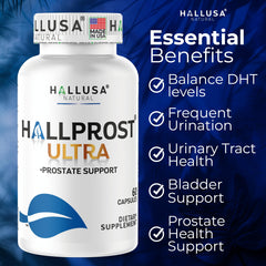 Zinc and Vitamin E icons indicating antioxidant support for men's health.