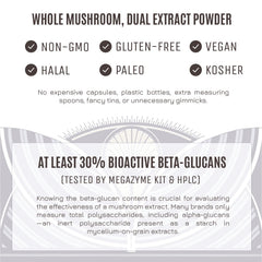 Hamilton's Mind Mix packaging displays USDA Organic seal and vegan formula.