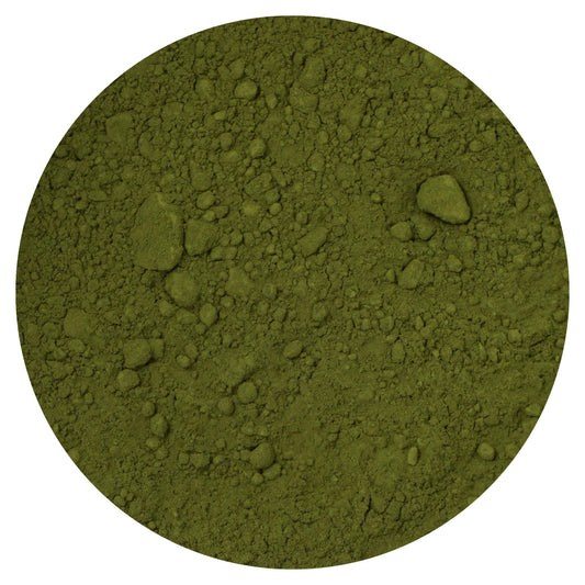Hampton Distribution chlorella powder bag for easy daily greens in smoothies and recipes.