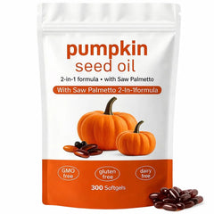 Hanachi Pumpkin Seed Oil Capsules bottle supporting daily wellness.
