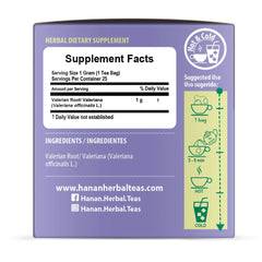 Hanan Valerian Tea cup steeping, inviting a soothing moment after busy days.