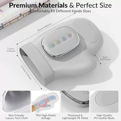 Hand Massager compression on fingers and wrists for targeted comfort
