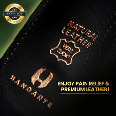 HANDARTE anti-odor, breathable insoles help keep shoes fresher between wears.