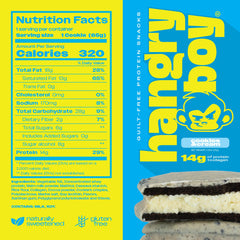 Hangryboy gluten-free GMO-free ingredients highlighted for clean snacking.