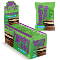 Hangryboy Protein Cookie Sandwich chocolate malted milk 12-pack: a convenient high-protein snack