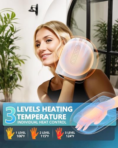 HANMAX Massager highlights instant heat levels to warm cold hands.