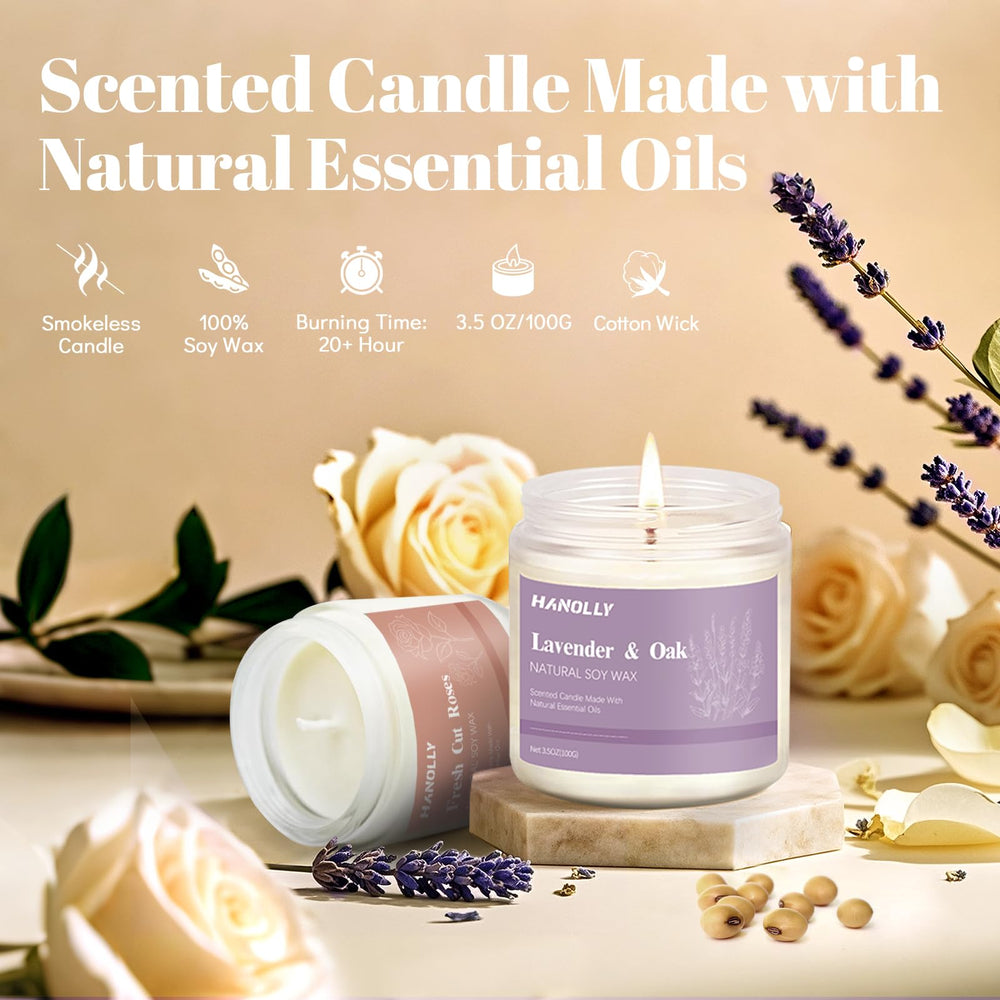 Hanolly 12-pack Sicilian Lemon candles brighten kitchen moments