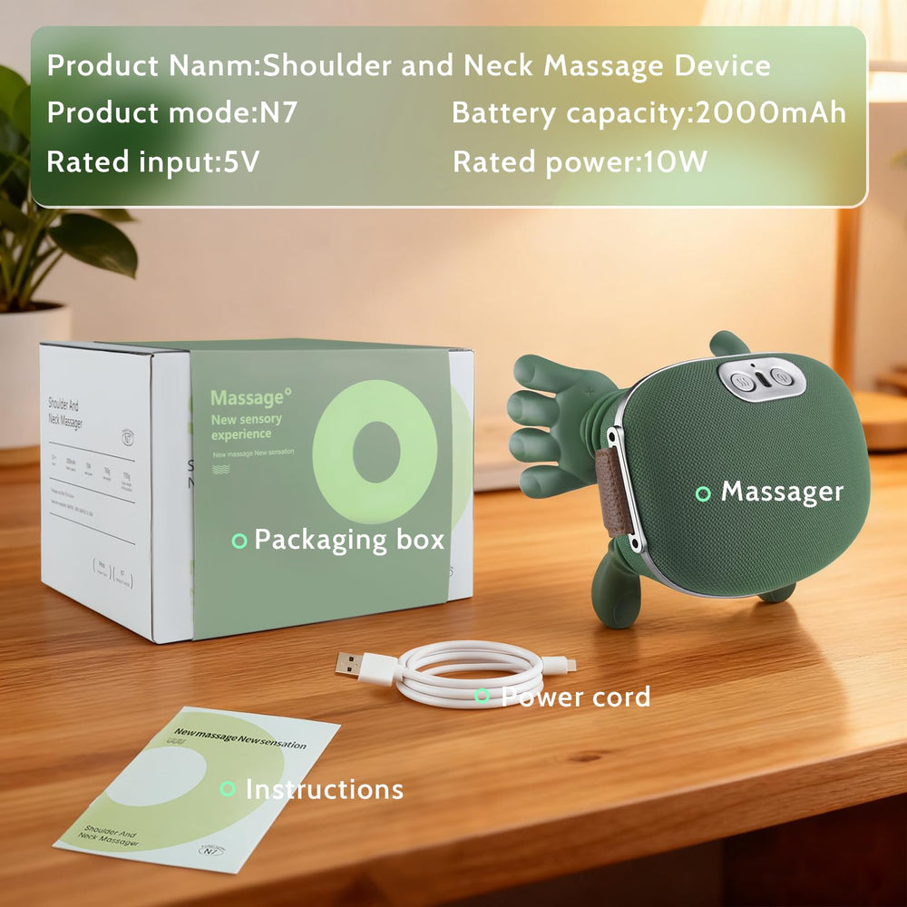 HANQUAN upgraded neck massager gift packaging presents a thoughtful wellness present.