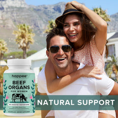 Happee daily dose capsules held in hand for convenient use