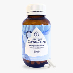 Happy Bum CostaClear bottle pour for easy dosing and gentle relief from constipation.