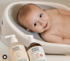 Happy Cappy bundle packaging display with four-piece set.
