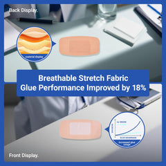 HAPPY CHEERS versatile wound care bandage for cuts, scrapes, and minor burns
