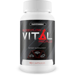 Happy Health Blood Flow Vital Pro Plus bottle pour for easy daily use.