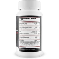 Happy Health Blood Flow Vital Pro Plus capsules close-up showing natural ingredients for vitality.