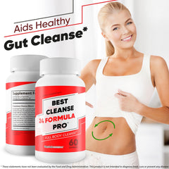 Happy Health Marketplace Best Cleanse 24 Formula Pro herbal blends with time-tested botanicals for gut comfort