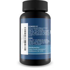 Happy Health Marketplace Blood Flow Blue Steel Pro capsules, easy daily intake for men