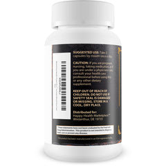 Happy Health Marketplace Blood Flow Nordic Power Pro label detail shows essential ingredients at a glance.