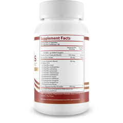 Happy Health Marketplace Probiotic capsules close-up highlighting daily nail care routine.