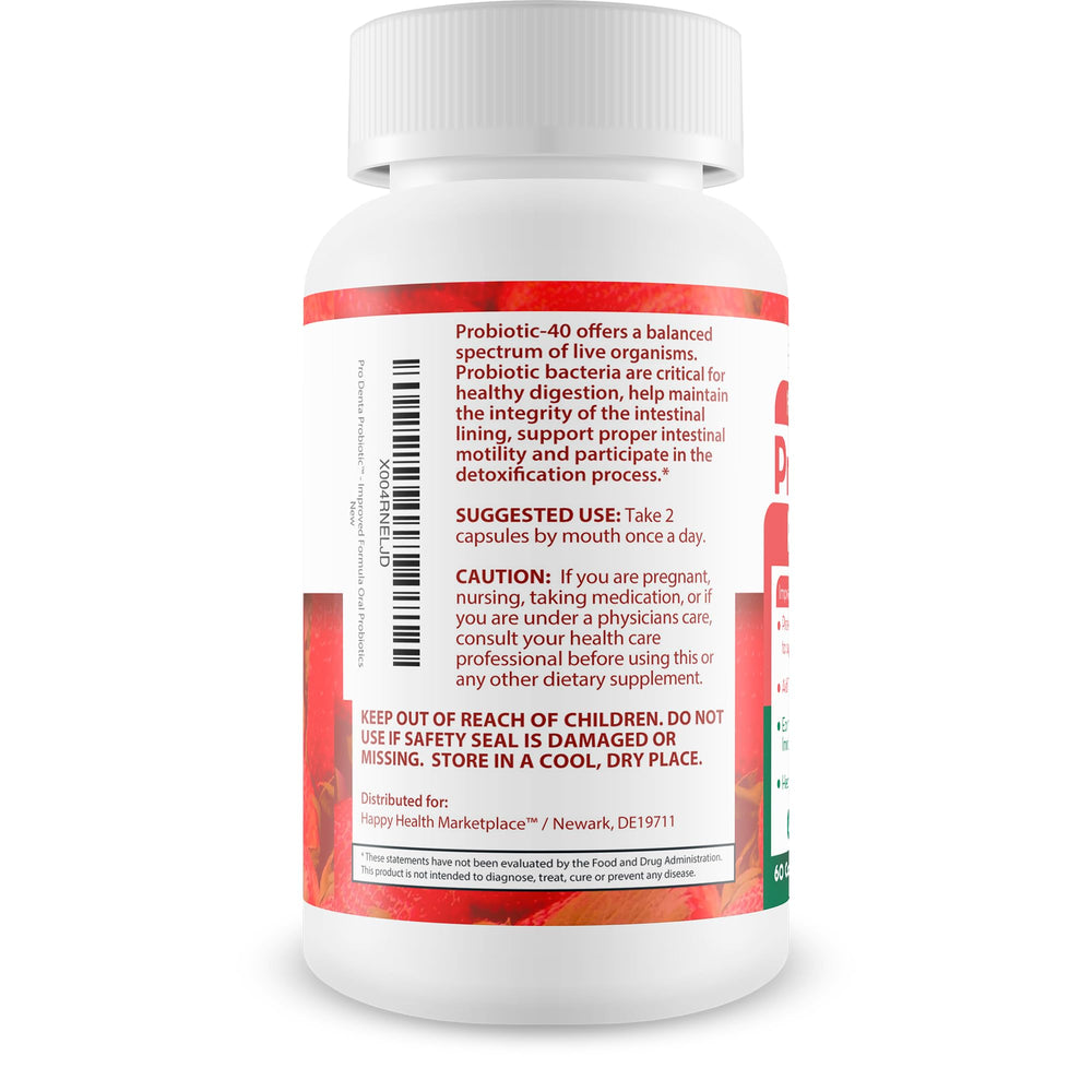 Happy Health Marketplace ProDenta Probiotic family use supporting whole mouth wellness.