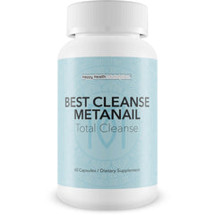 Happy Health Metanail Total Cleanse bottle for toenail support and natural wellness.
