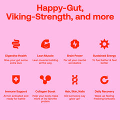 Happy Viking daily ritual image, supports active lifestyles and steady energy