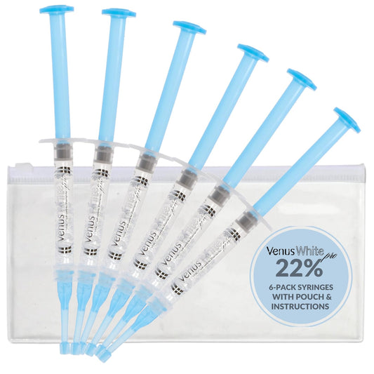 Hareus Kulzer Venus White Pro syringes for at-home whitening.