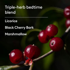 Pouring Harker Herbals syrup into a teaspoon at bedtime
