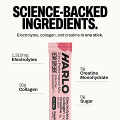 Harlo bottle shake to dissolve powder during training session.