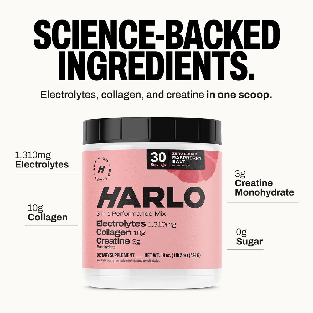 Harlo NSF contents certified badge communicates trust and ingredient accuracy