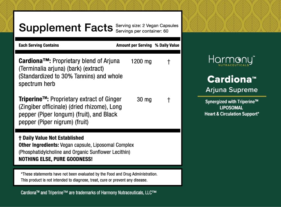 Harmony Nutraceuticals Arjuna Supreme capsules-closeup of vegetarian capsules