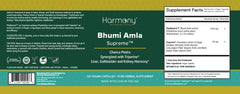 Bhumi Amla Supreme label close-up highlights compound and potency