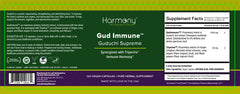 Guduchi Supreme capsules close-up highlighting vegan organic formulation.