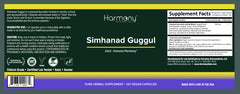 Simhanad Guggul packaging highlighting 120-count value for long-term use.