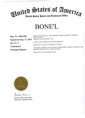 Harmony Nutraceuticals Bone’L packaging with seal conveys purity and third-party testing.