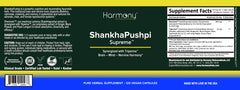 Harmony Nutraceuticals ShankhPushpi Supreme third-party lab seal for purity