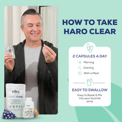Haro Health daily routine bottle suggests convenient long-term eye care