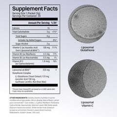 Haroutine liposomal glutathione with ab:MAX technology for advanced delivery.