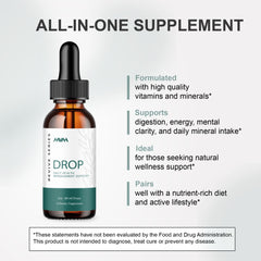 Havah Drop The Pounds ingredients graphic for ingredient transparency.