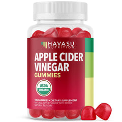 Havasu Nutrition Apple Cider Vinegar Gummies bottle supports daily digestive comfort.