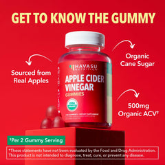 Havasu Nutrition Apple Cider Vinegar Gummies on a morning ritual setup.