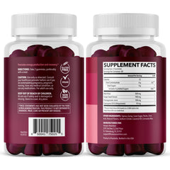 Nutritional facts panel visible on Havasu Nutrition Beet Root Gummies bottle.