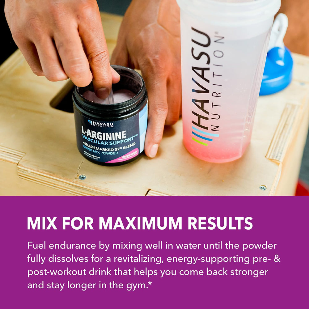 L-Citrulline and S7 blend detail on the label boosts credibility.