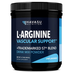 HAVASU NUTRITION L-Arginine powder with scoop for easy daily endurance support.